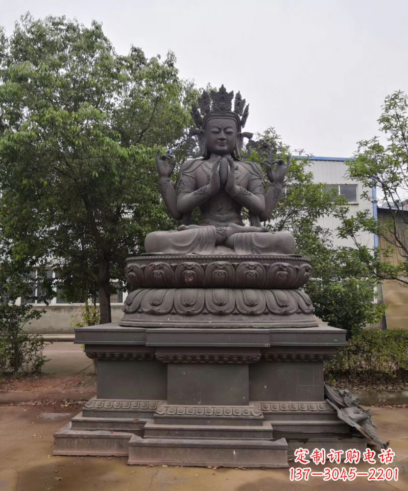 信阳铜雕密宗佛寺庙佛像雕塑