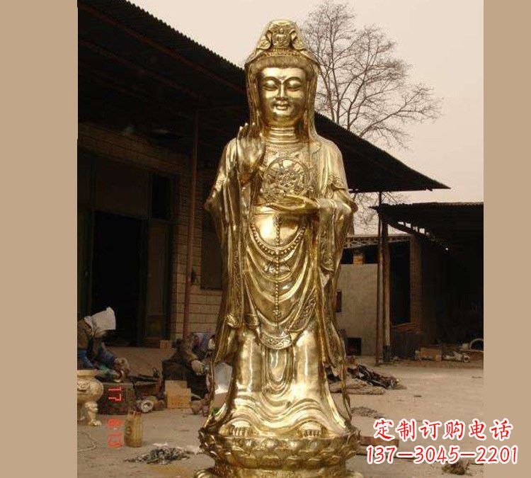 信阳铜雕南海观音