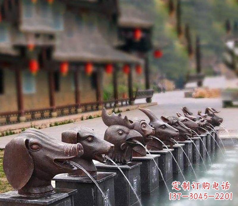 信阳铜雕喷泉