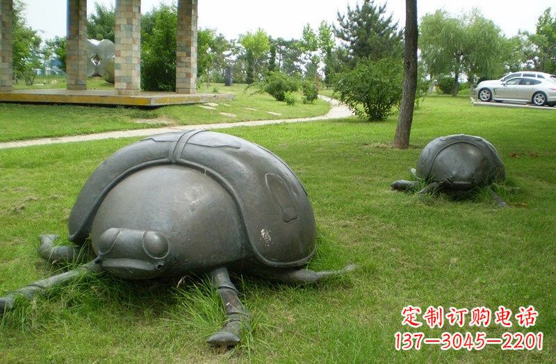 信阳铜雕七星瓢虫公园动物雕塑