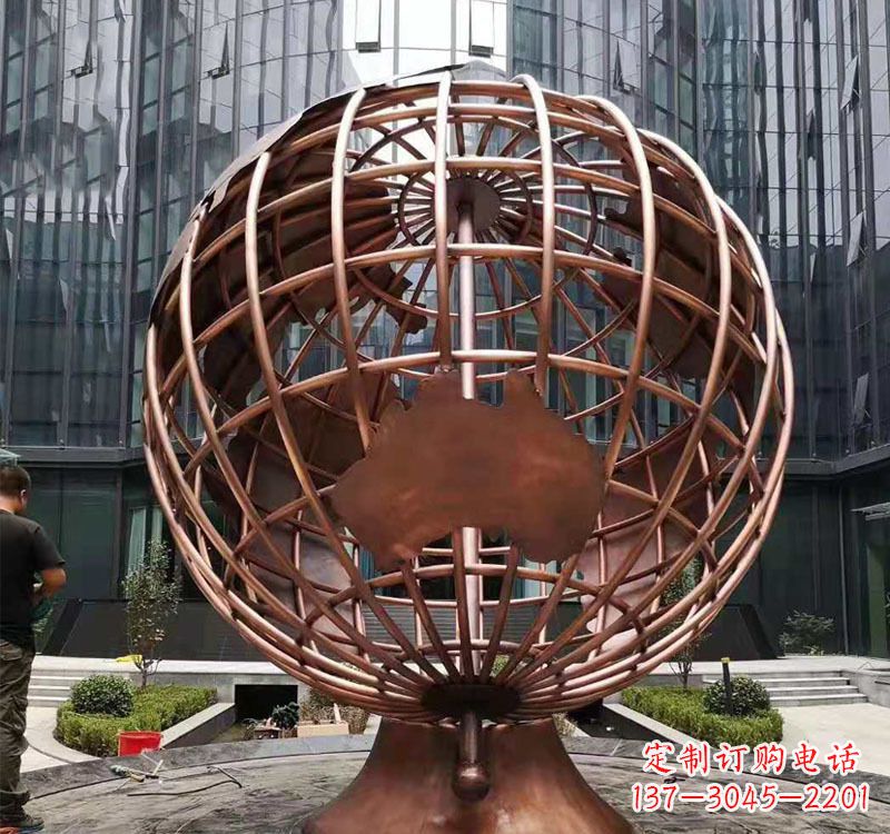 信阳铜雕企业地球仪