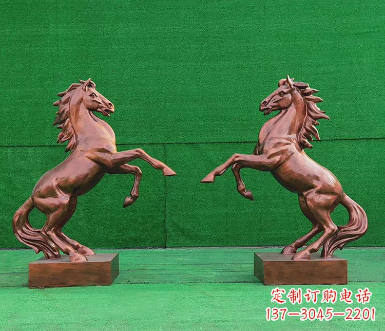 信阳铜雕企业马到成功立马
