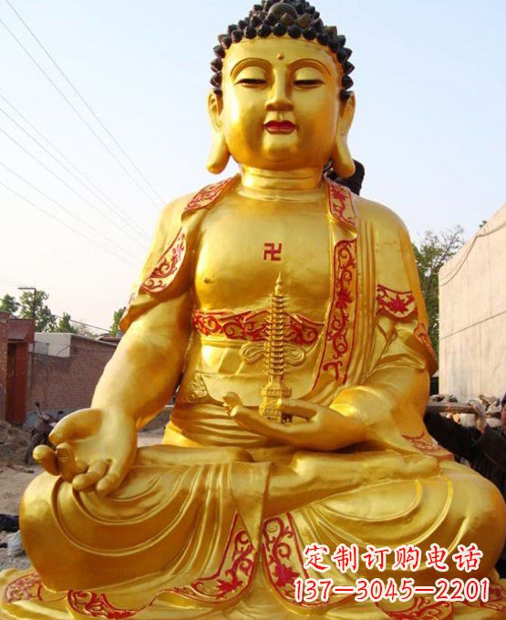 信阳铜雕如来