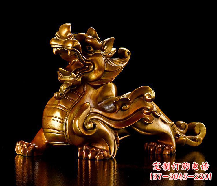 信阳铜雕瑞兽貔貅