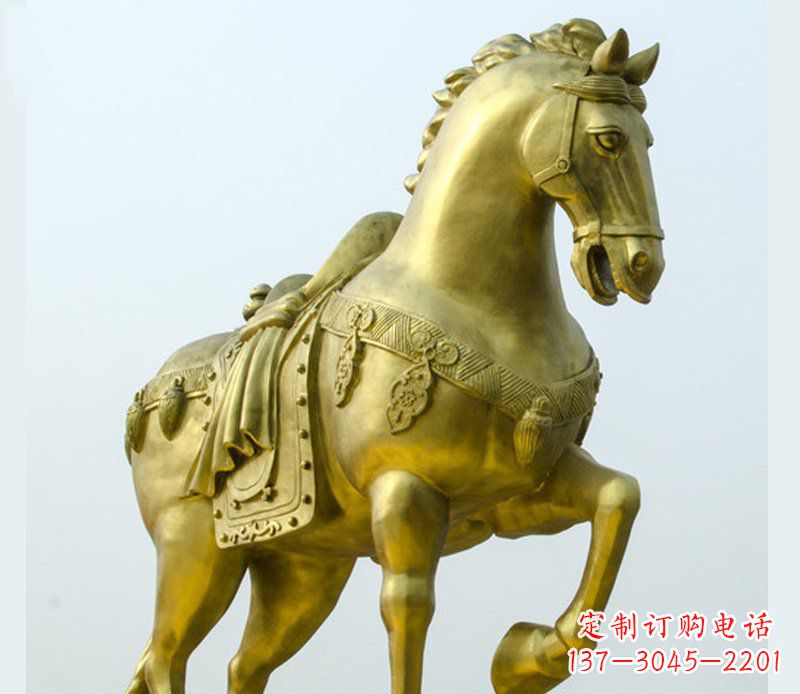 信阳铜雕商场招财动物马雕塑