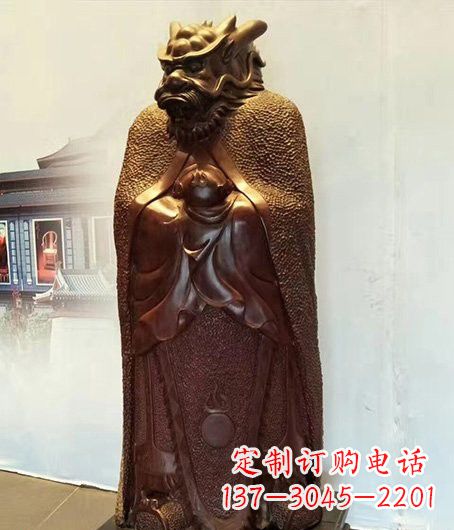 信阳铜雕兽首人身十二生肖