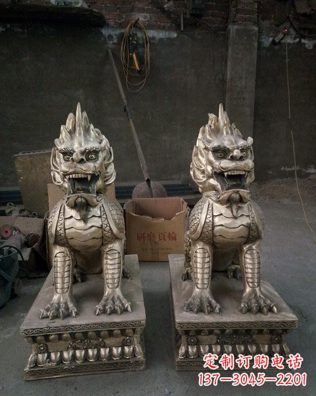 信阳铜雕镇宅麒麟