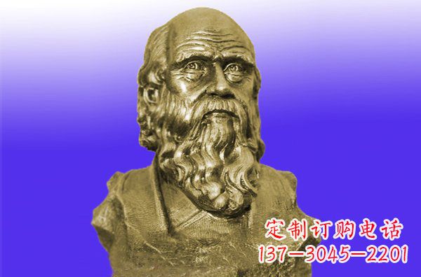 信阳托尔斯泰头像铜雕