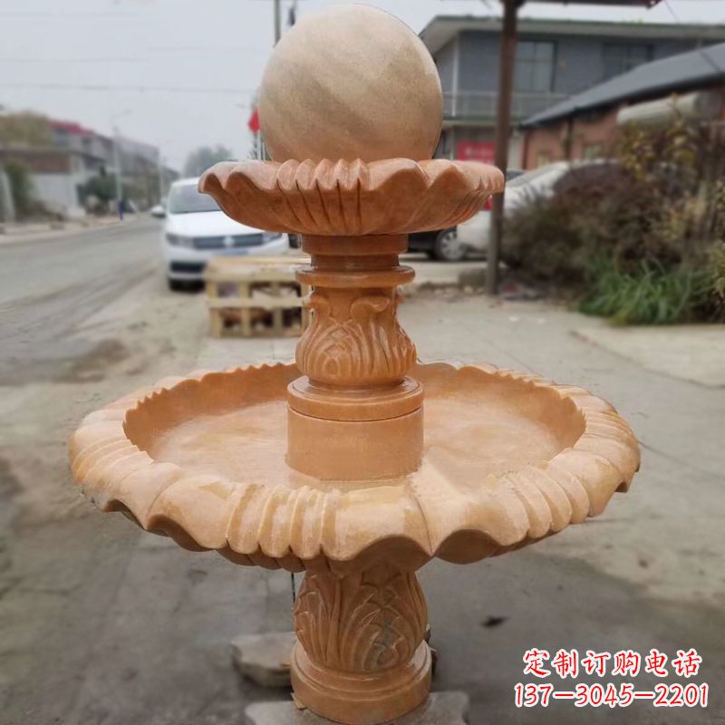 信阳晚霞红风水球