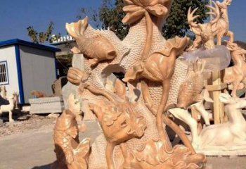 信阳精美而独特的莲花石雕展现家居美学
