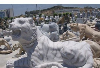 信阳专业雕刻精美的老虎石雕