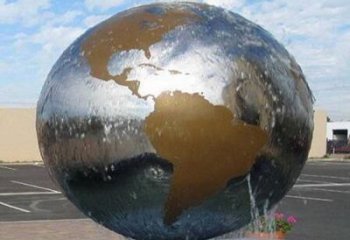 信阳国际化地球喷泉雕塑