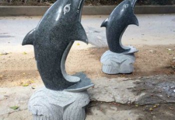 信阳青石海豚雕塑--精致好看与象征意义一起令人惊叹