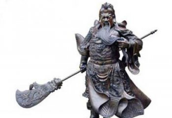 信阳关羽青铜雕塑，传承历史的精神