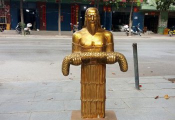 信阳昆仑山神农雕塑像，传承古老艺术