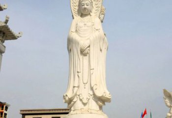 信阳中领雕塑：观音三面佛像雕塑