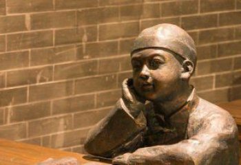 信阳休闲园林装饰装置——小孩雕塑