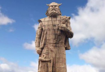 信阳精美神农大型石雕像，由中领雕塑定制