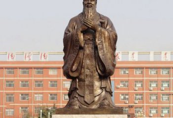 信阳传承孔子雕塑，传播中华文化