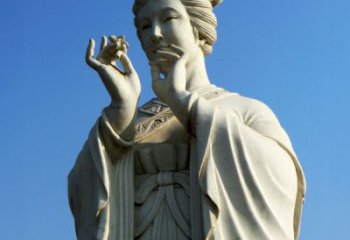 信阳精美绝伦的古代美女雕像