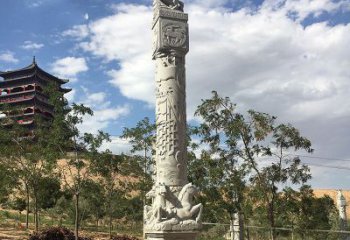 信阳十二生肖午马柱石雕，深刻铭刻你的特殊瞬间