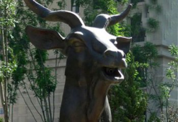 信阳十二生肖铜雕羊首饰