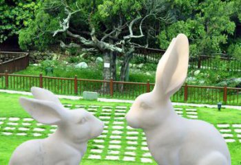 信阳中领雕塑定制独特的兔子雕塑
