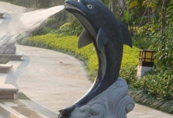 信阳海豚雕塑：惊艳世间，把精灵捧在掌心
