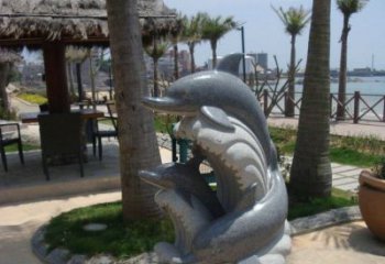 信阳海豚雕塑，让海洋之声带给你温暖