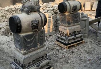 信阳定制大象雕塑石雕门墩，传承中国古典文化