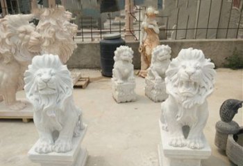 信阳传承欧式历史的狮子雕塑