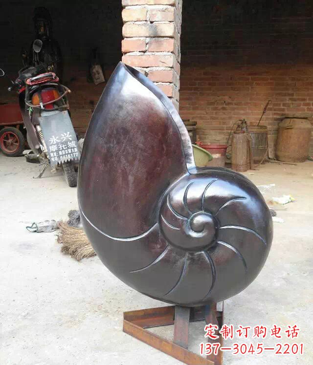 信阳蜗牛公园景观动物铜雕