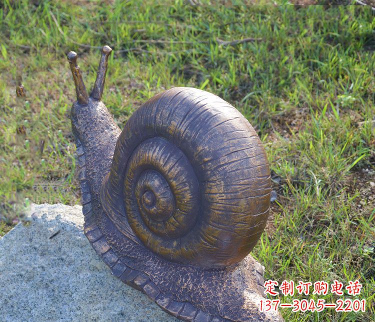 信阳蜗牛铜雕