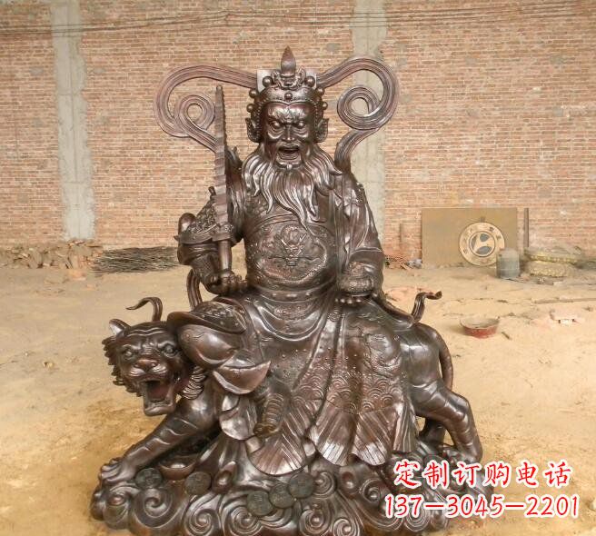 信阳武财神赵公明铜雕