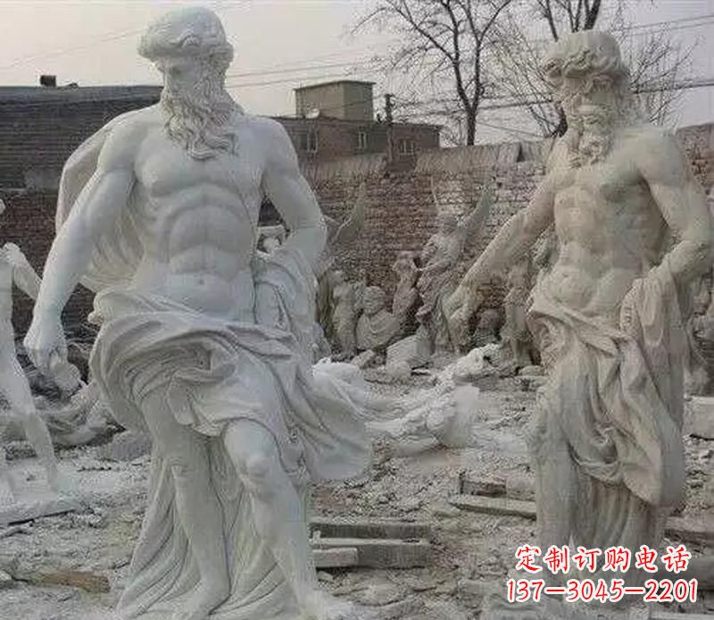 信阳西方阿基米德人物石雕