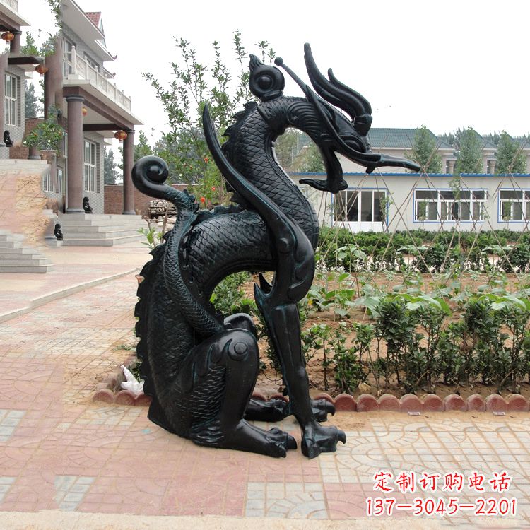 信阳西方龙动物神兽雕塑