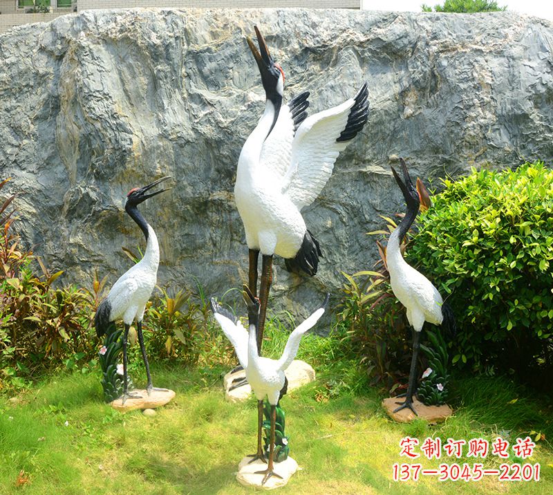 信阳仙鹤雕塑 墓地