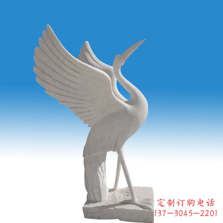 信阳仙鹤砂岩雕塑