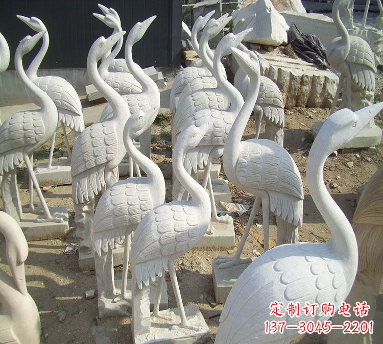 信阳仙鹤石雕石雕