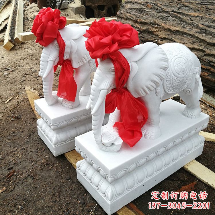 信阳现代石雕大象