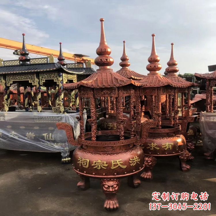 信阳香炉铜雕