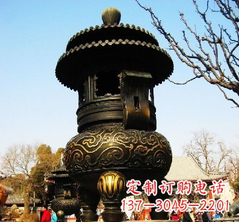 信阳香炉铜雕塑