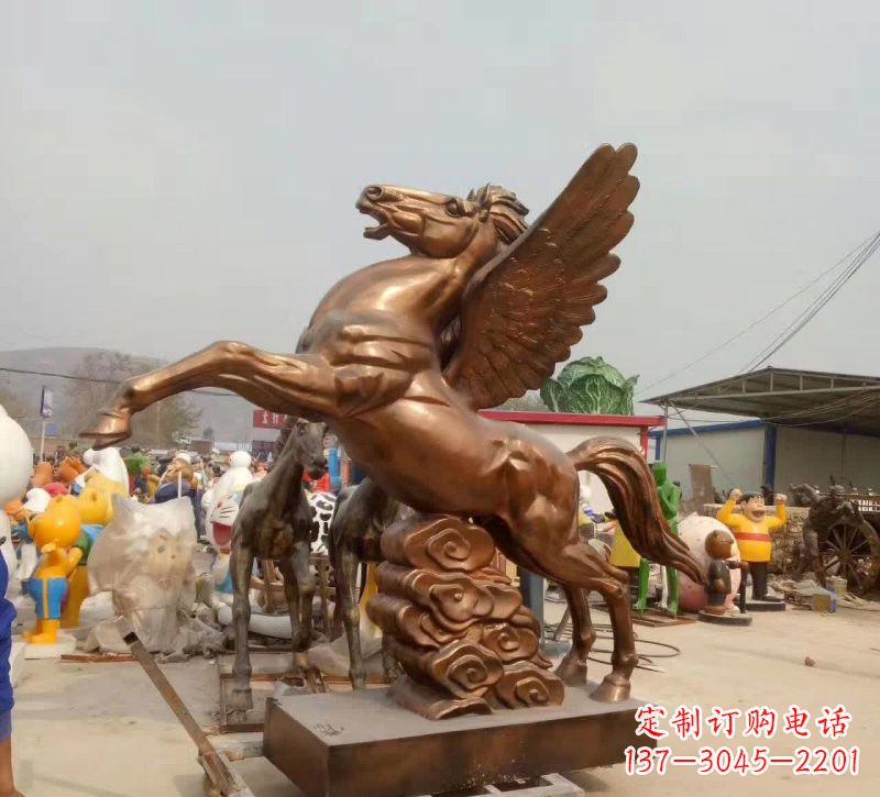 信阳祥云飞马铜雕