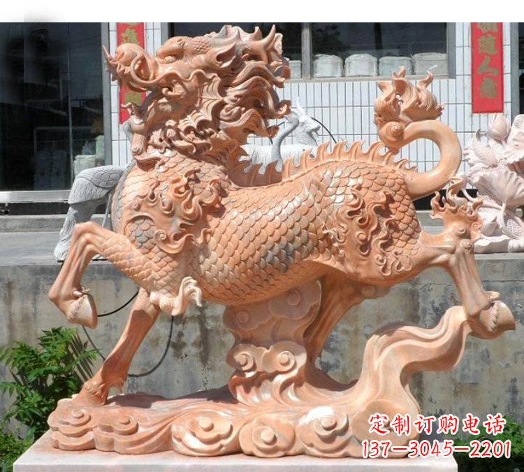 信阳祥云麒麟石雕
