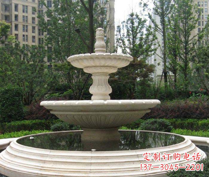 信阳小区景观欧式喷泉石雕 (2)