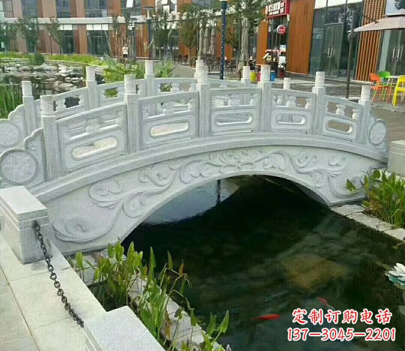 信阳小区景观石桥栏杆