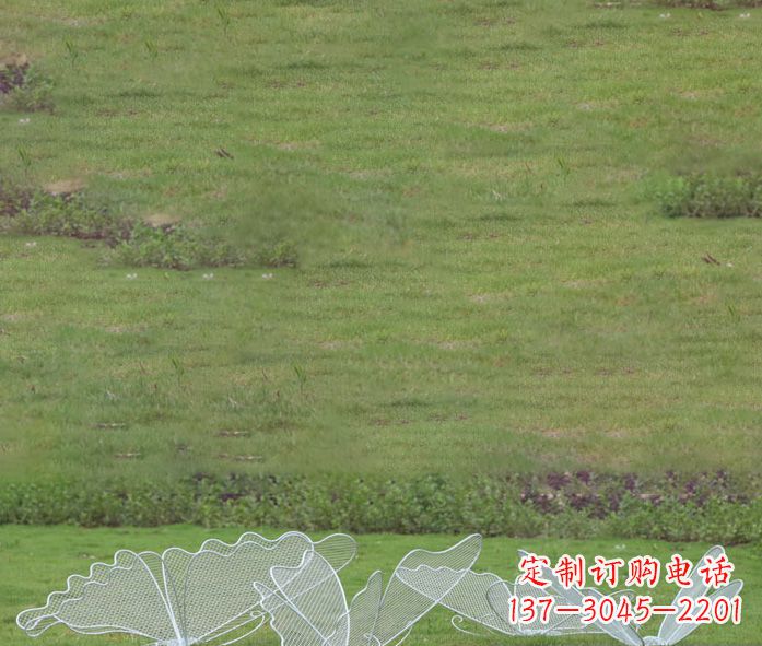 信阳小区镂空蝴蝶不锈钢摆件雕塑