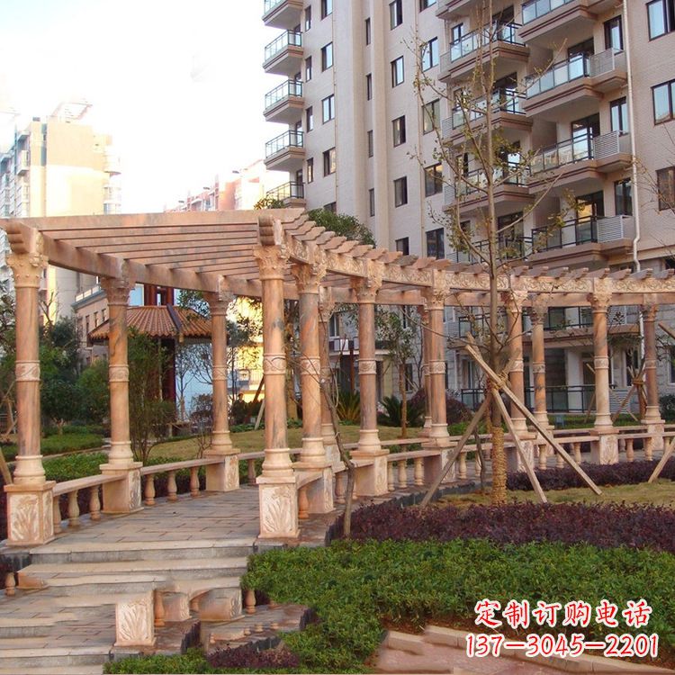信阳小区石雕花架长廊