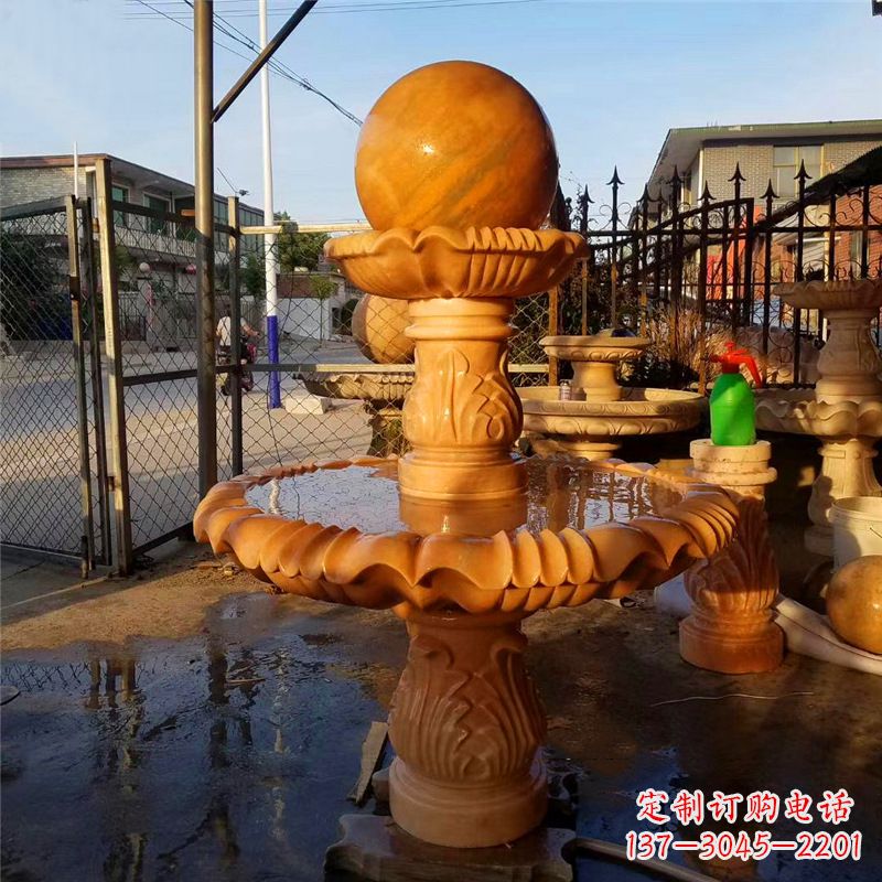 信阳小区石雕喷泉塔