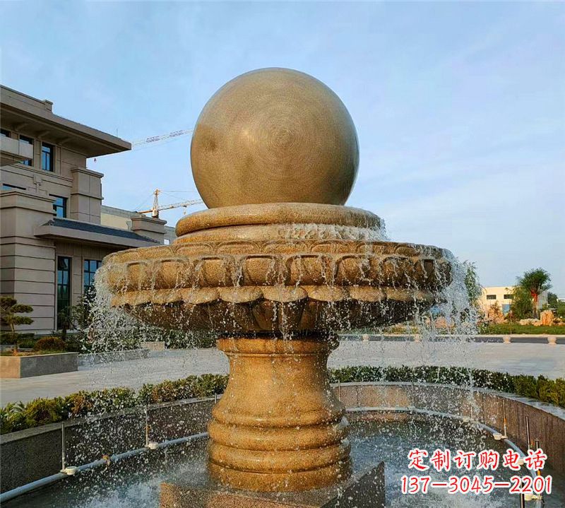 信阳小区石喷泉雕塑